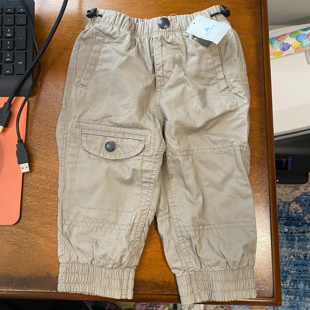 Baby Gap cargo pants with fabric lining 12-18m
